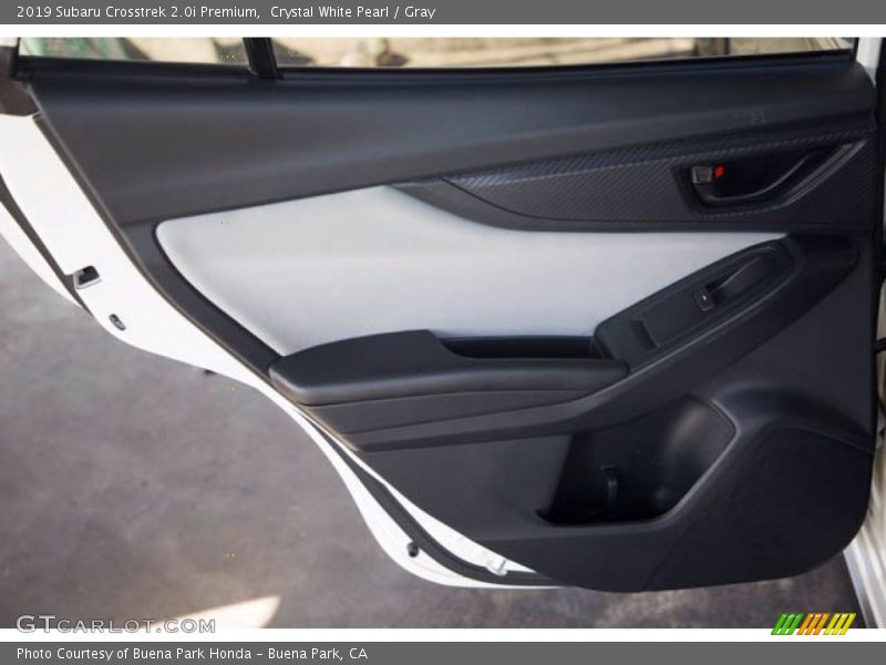Crystal White Pearl / Gray 2019 Subaru Crosstrek 2.0i Premium