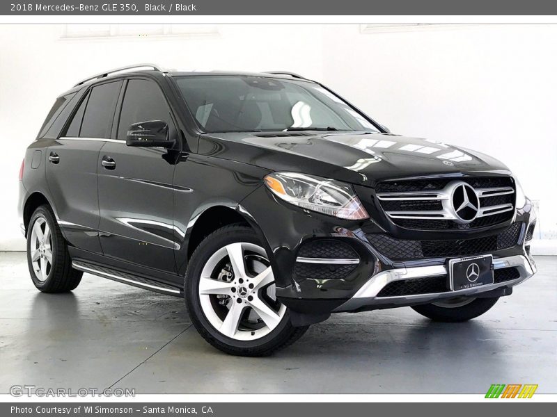 Black / Black 2018 Mercedes-Benz GLE 350