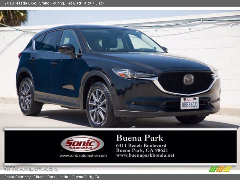 Jet Black Mica / Black 2018 Mazda CX-5 Grand Touring