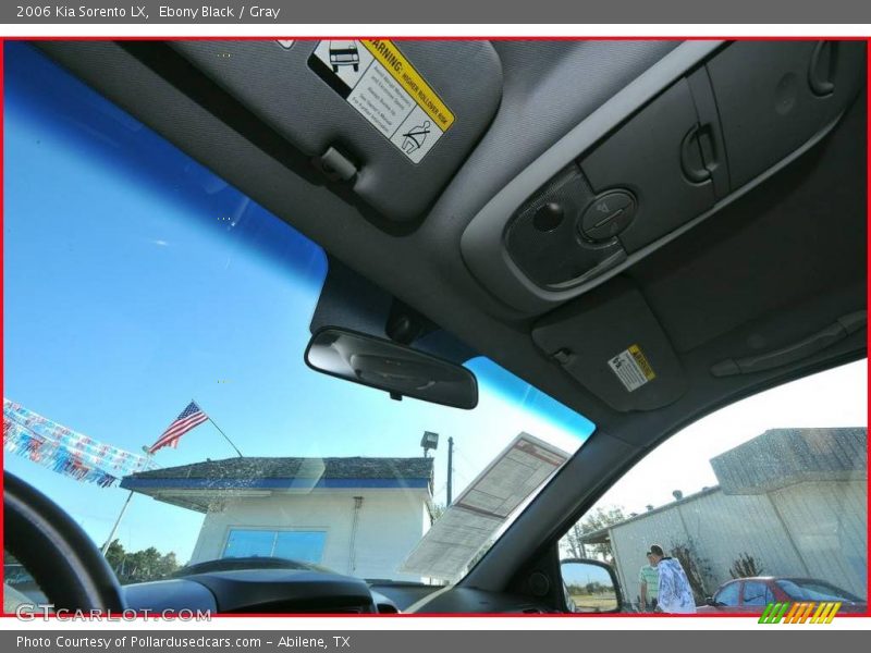 Ebony Black / Gray 2006 Kia Sorento LX