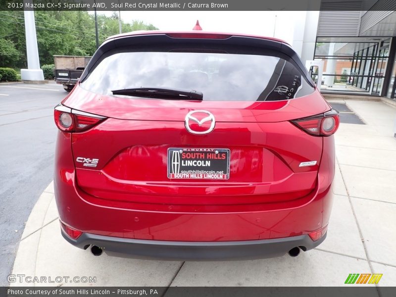 Soul Red Crystal Metallic / Caturra Brown 2019 Mazda CX-5 Signature AWD