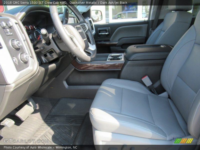 Quicksilver Metallic / Dark Ash/Jet Black 2018 GMC Sierra 1500 SLT Crew Cab 4WD