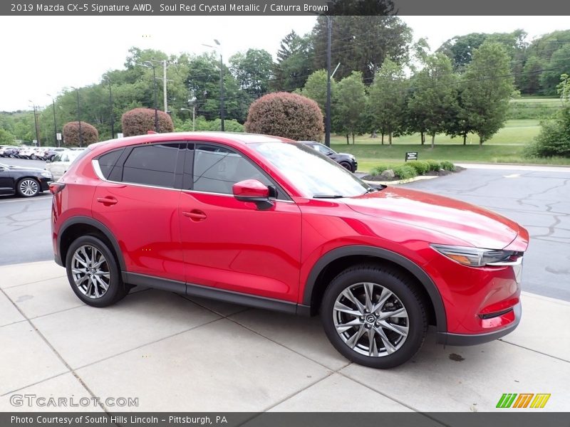 Soul Red Crystal Metallic / Caturra Brown 2019 Mazda CX-5 Signature AWD