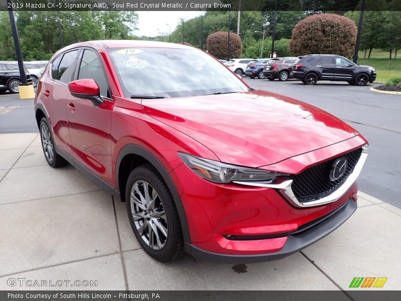 Soul Red Crystal Metallic / Caturra Brown 2019 Mazda CX-5 Signature AWD