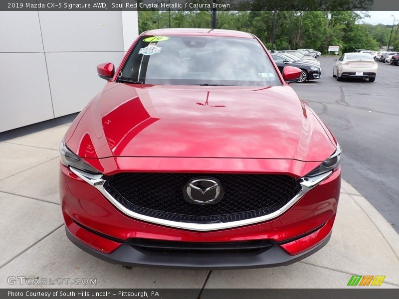 Soul Red Crystal Metallic / Caturra Brown 2019 Mazda CX-5 Signature AWD