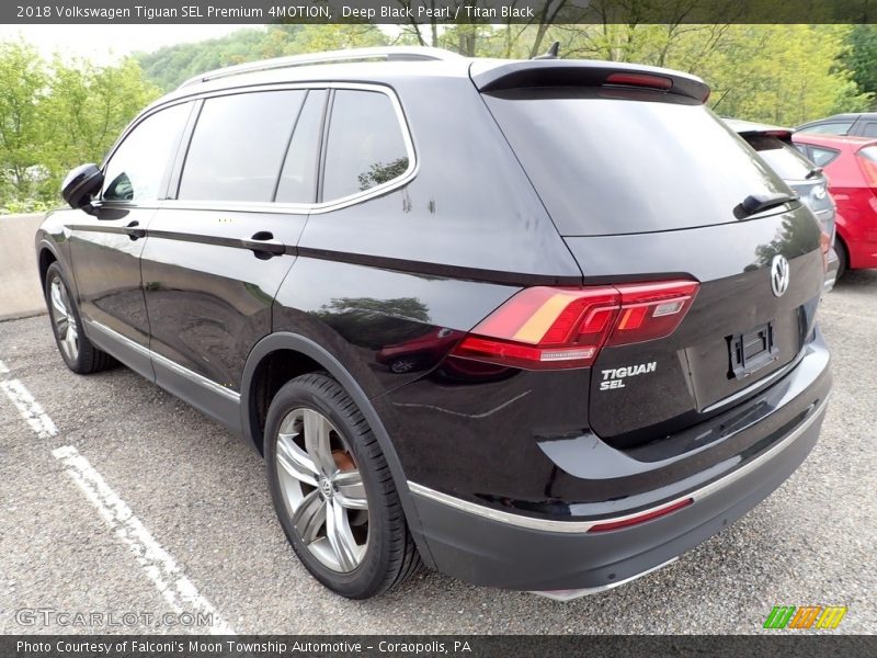 Deep Black Pearl / Titan Black 2018 Volkswagen Tiguan SEL Premium 4MOTION