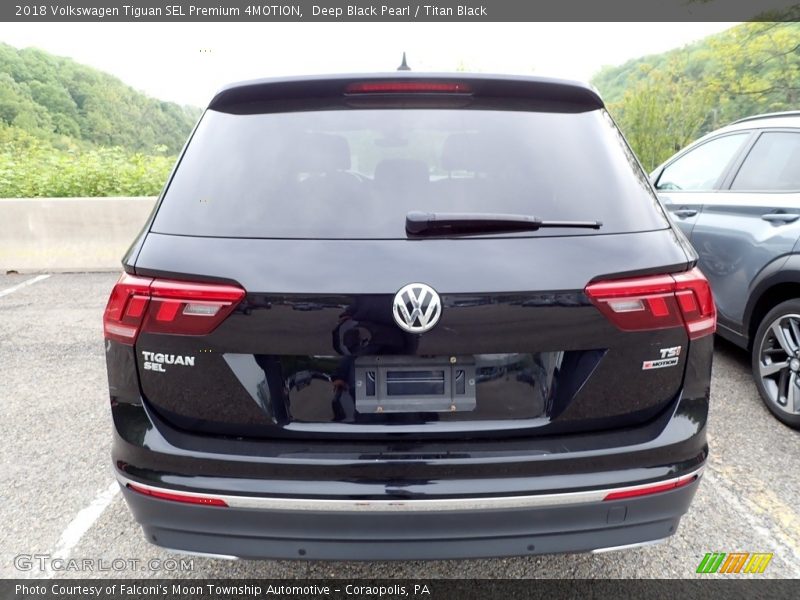 Deep Black Pearl / Titan Black 2018 Volkswagen Tiguan SEL Premium 4MOTION