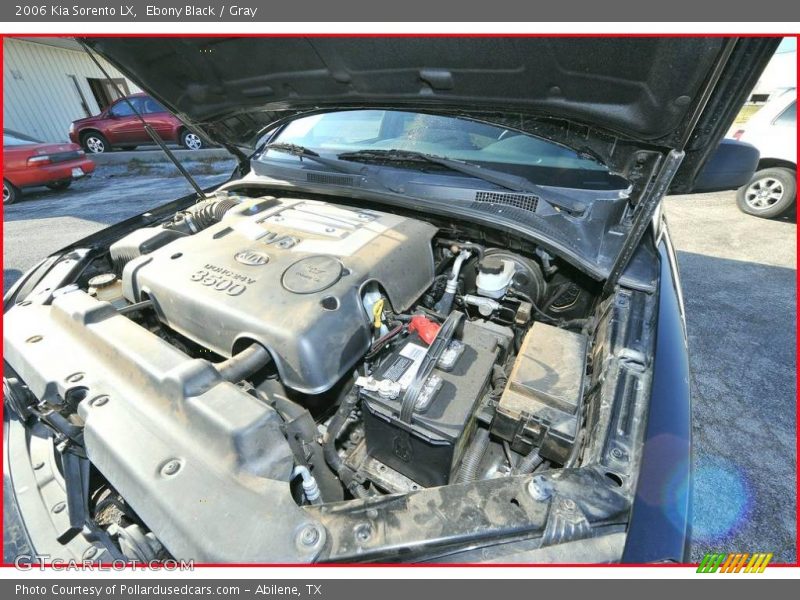 Ebony Black / Gray 2006 Kia Sorento LX