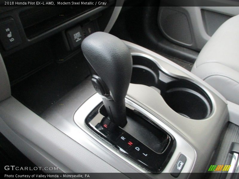 Modern Steel Metallic / Gray 2018 Honda Pilot EX-L AWD