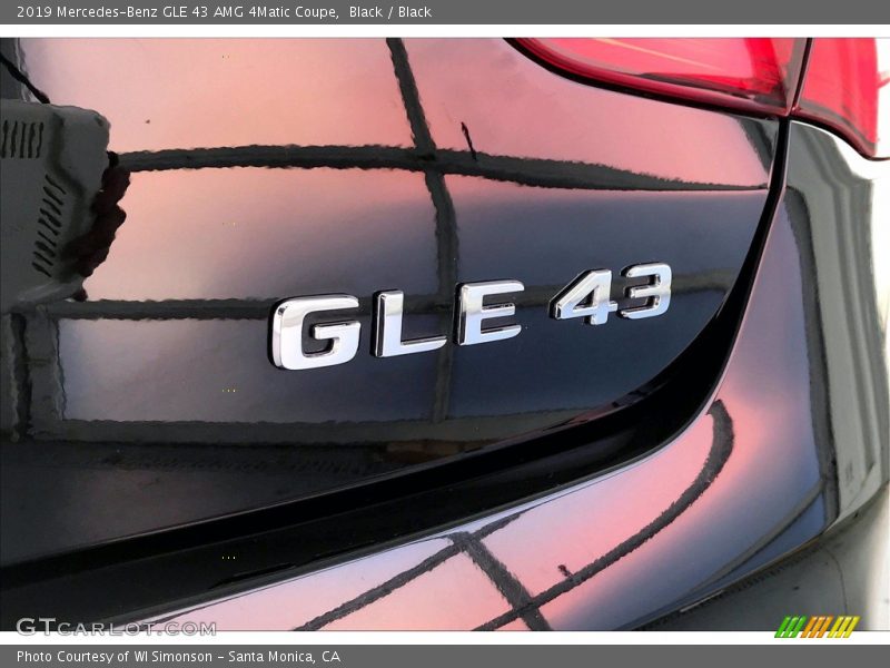 Black / Black 2019 Mercedes-Benz GLE 43 AMG 4Matic Coupe