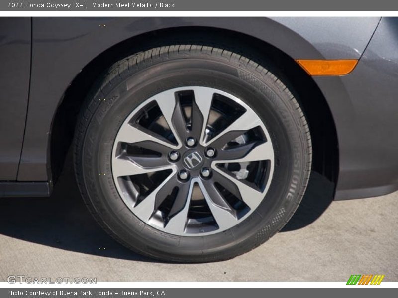 Modern Steel Metallic / Black 2022 Honda Odyssey EX-L