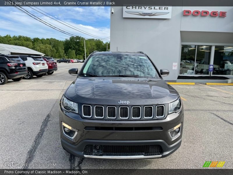 Granite Crystal Metallic / Black 2021 Jeep Compass Limited 4x4