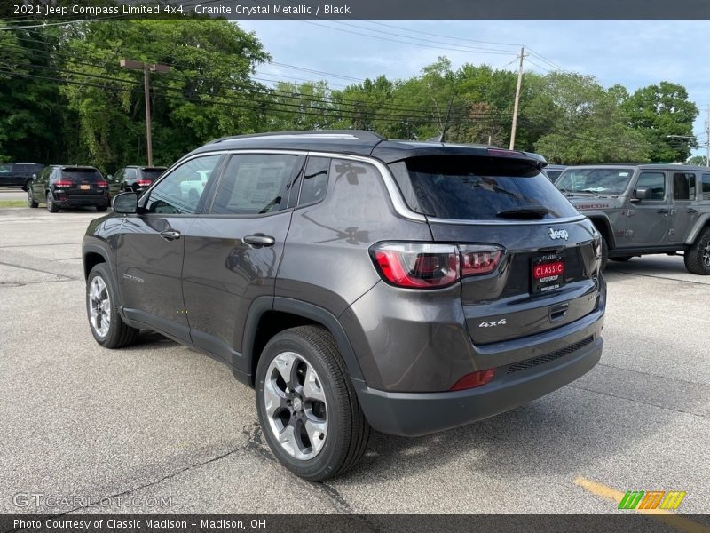 Granite Crystal Metallic / Black 2021 Jeep Compass Limited 4x4