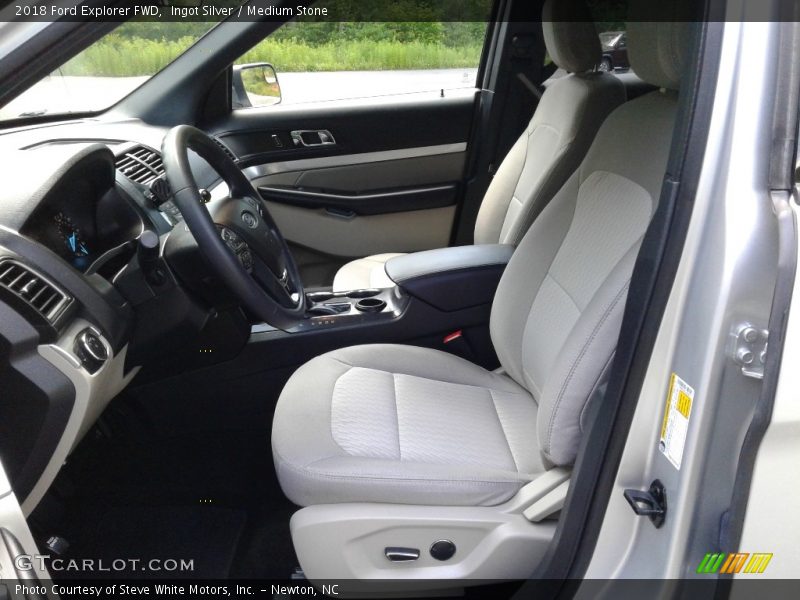 Front Seat of 2018 Explorer FWD