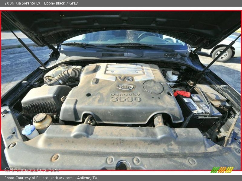 Ebony Black / Gray 2006 Kia Sorento LX