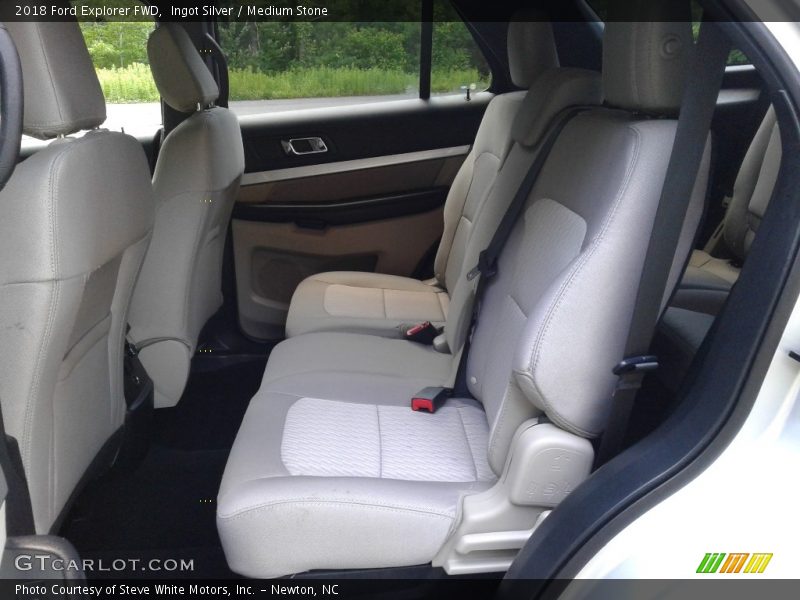 Rear Seat of 2018 Explorer FWD