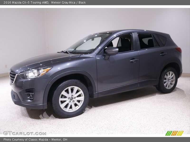 Meteor Gray Mica / Black 2016 Mazda CX-5 Touring AWD