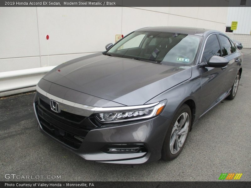 Modern Steel Metallic / Black 2019 Honda Accord EX Sedan