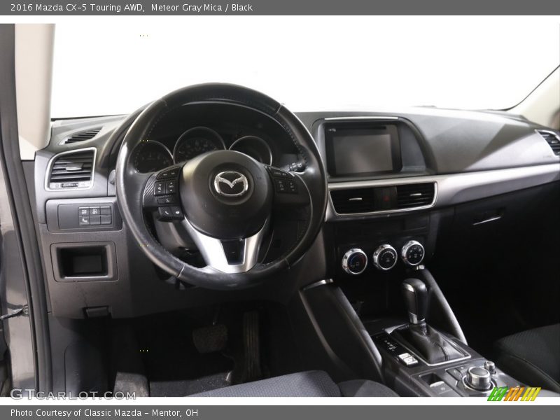 Meteor Gray Mica / Black 2016 Mazda CX-5 Touring AWD