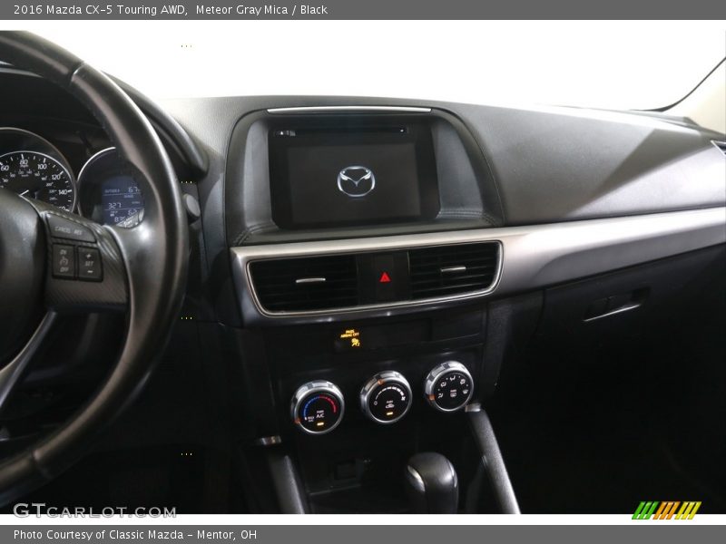 Meteor Gray Mica / Black 2016 Mazda CX-5 Touring AWD