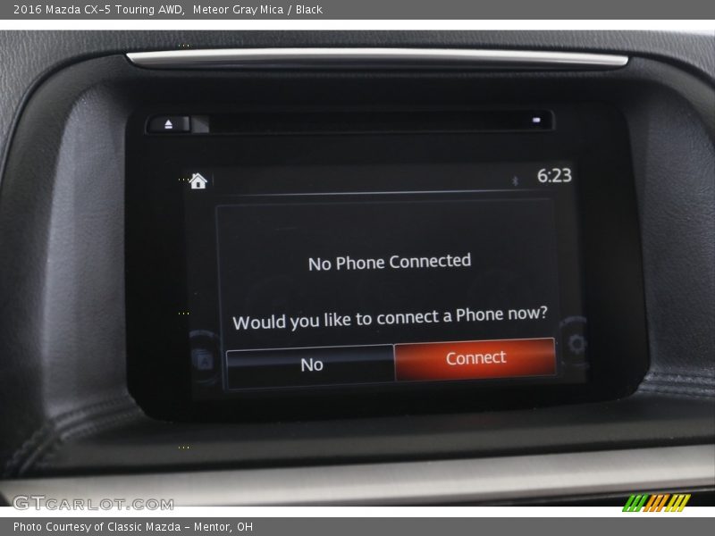 Meteor Gray Mica / Black 2016 Mazda CX-5 Touring AWD
