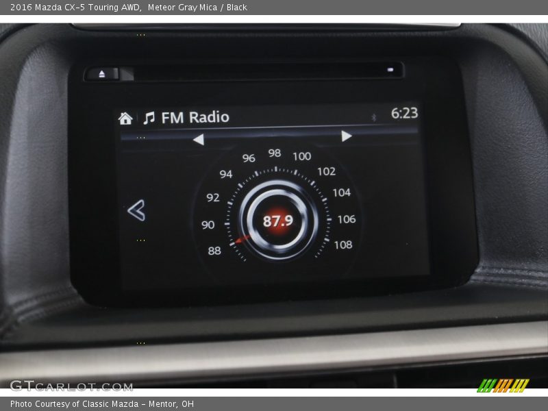 Meteor Gray Mica / Black 2016 Mazda CX-5 Touring AWD