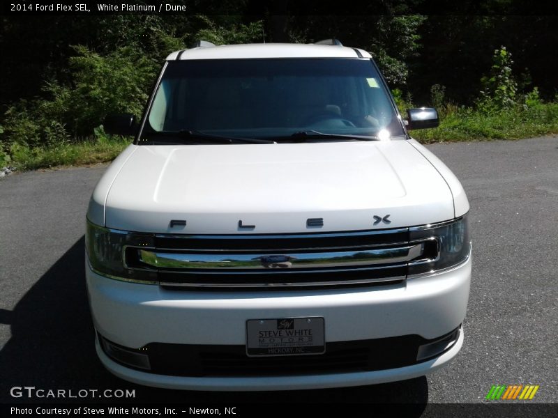 White Platinum / Dune 2014 Ford Flex SEL