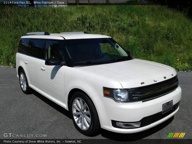 White Platinum / Dune 2014 Ford Flex SEL