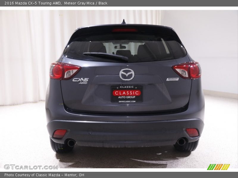 Meteor Gray Mica / Black 2016 Mazda CX-5 Touring AWD