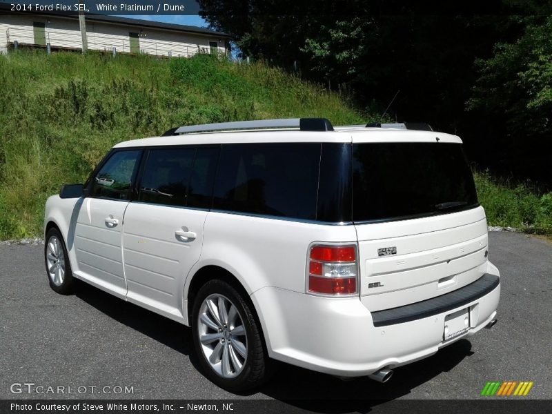 White Platinum / Dune 2014 Ford Flex SEL