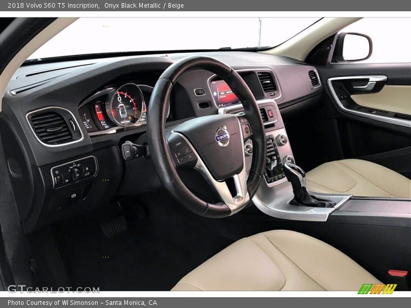 Dashboard of 2018 S60 T5 Inscription