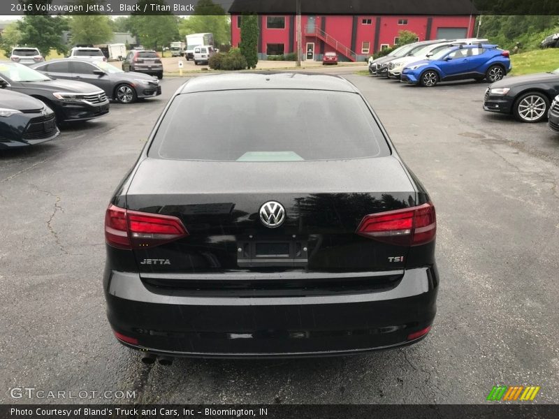Black / Titan Black 2016 Volkswagen Jetta S