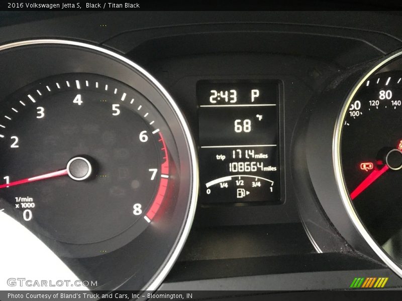 Black / Titan Black 2016 Volkswagen Jetta S