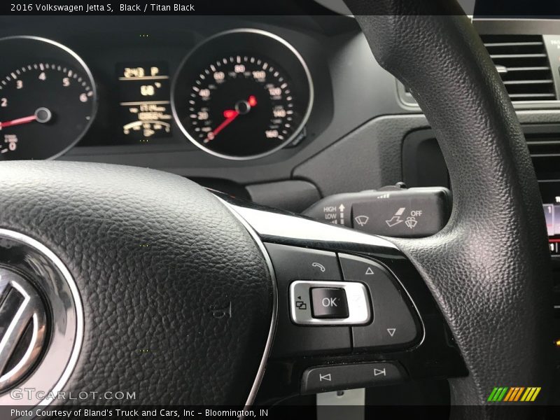 Black / Titan Black 2016 Volkswagen Jetta S