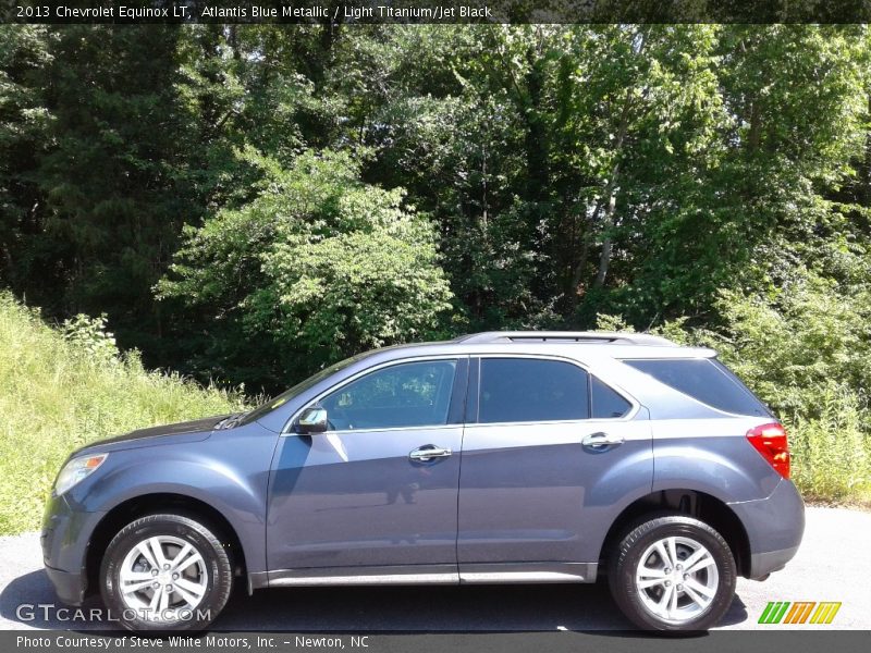 Atlantis Blue Metallic / Light Titanium/Jet Black 2013 Chevrolet Equinox LT