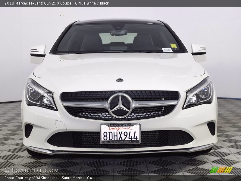 Cirrus White / Black 2018 Mercedes-Benz CLA 250 Coupe