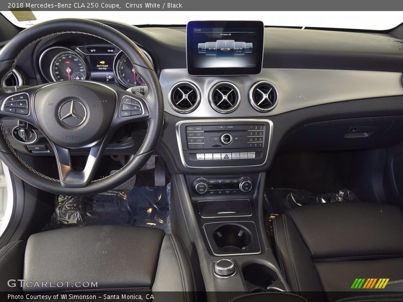 Cirrus White / Black 2018 Mercedes-Benz CLA 250 Coupe