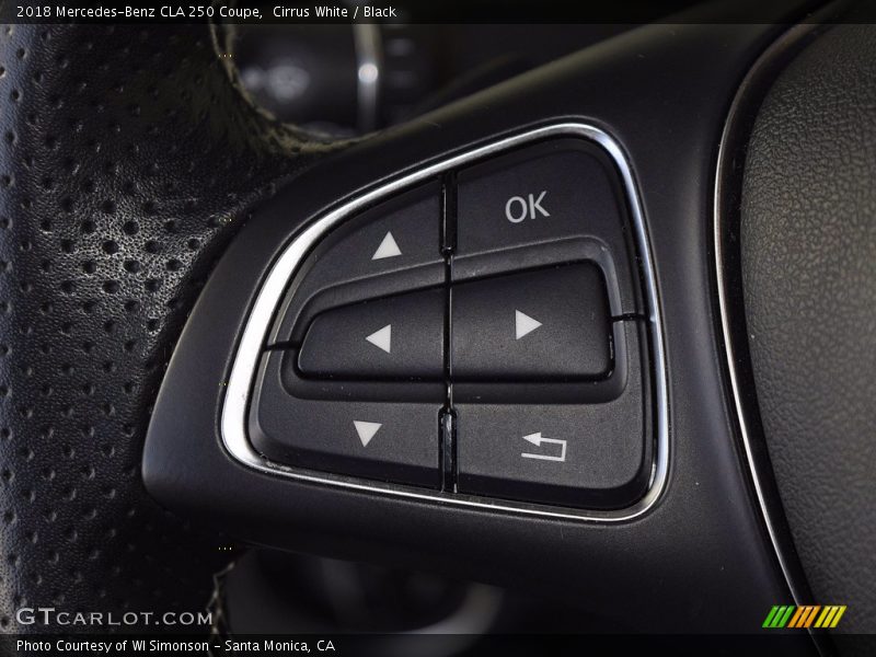 Cirrus White / Black 2018 Mercedes-Benz CLA 250 Coupe