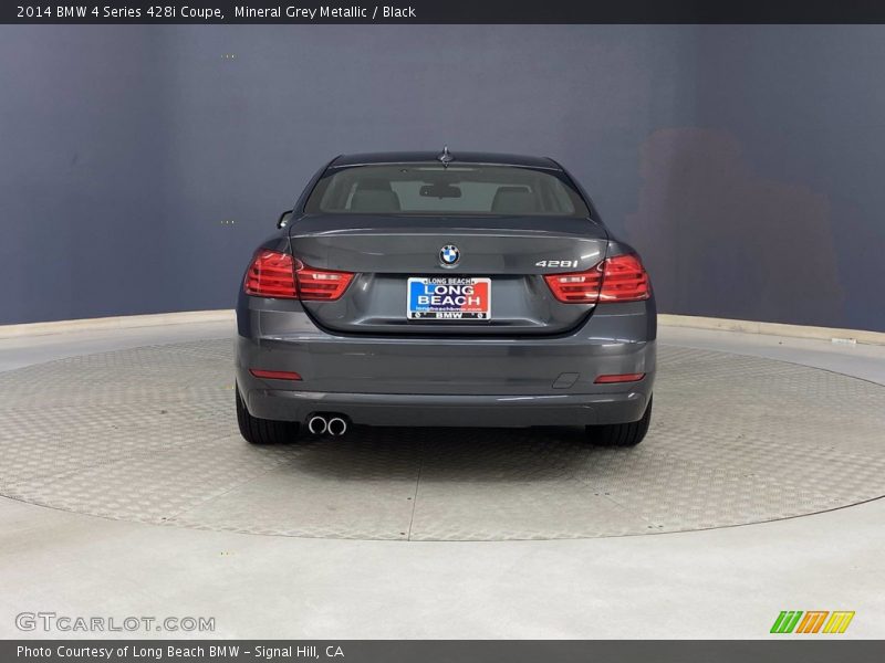 Mineral Grey Metallic / Black 2014 BMW 4 Series 428i Coupe