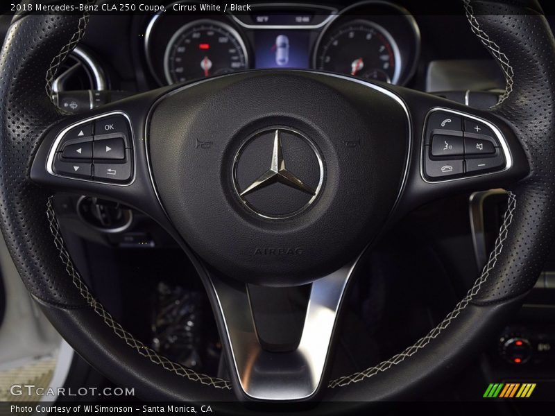 Cirrus White / Black 2018 Mercedes-Benz CLA 250 Coupe