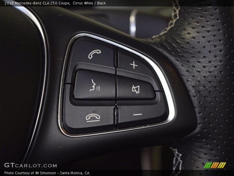 Cirrus White / Black 2018 Mercedes-Benz CLA 250 Coupe