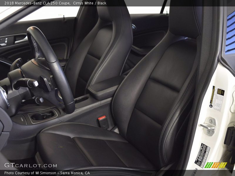 Cirrus White / Black 2018 Mercedes-Benz CLA 250 Coupe