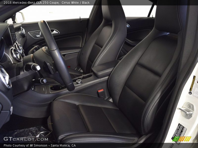 Cirrus White / Black 2018 Mercedes-Benz CLA 250 Coupe