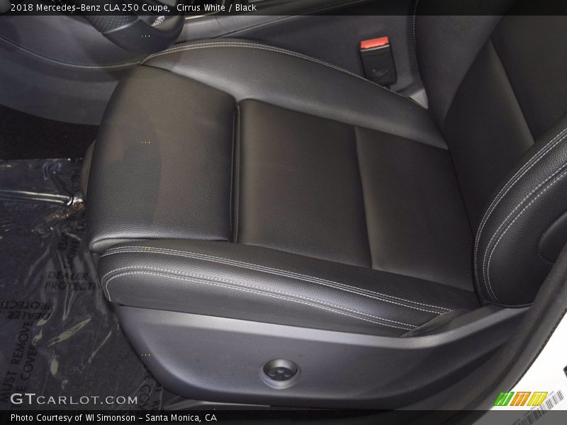Cirrus White / Black 2018 Mercedes-Benz CLA 250 Coupe