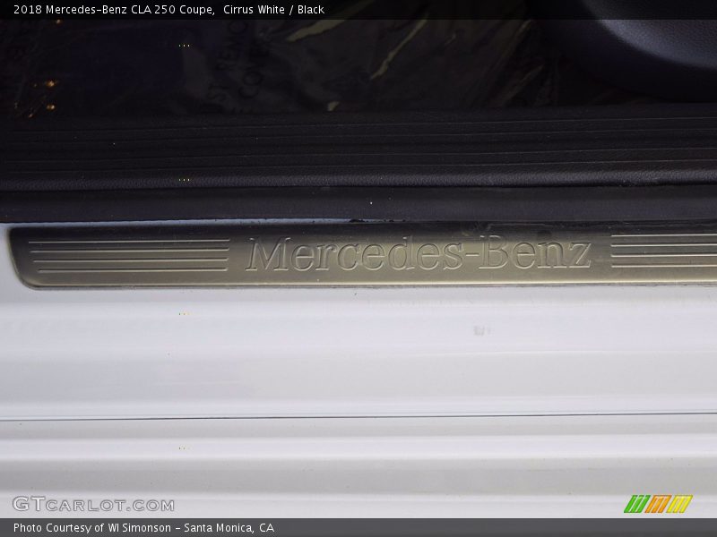 Cirrus White / Black 2018 Mercedes-Benz CLA 250 Coupe