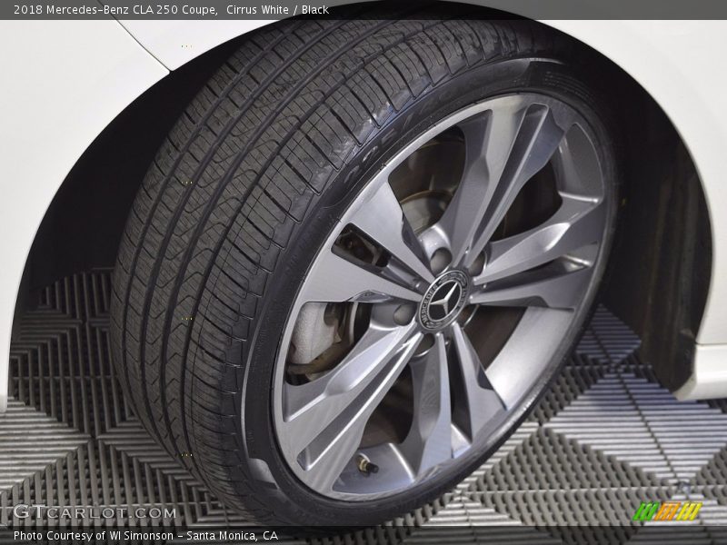 Cirrus White / Black 2018 Mercedes-Benz CLA 250 Coupe