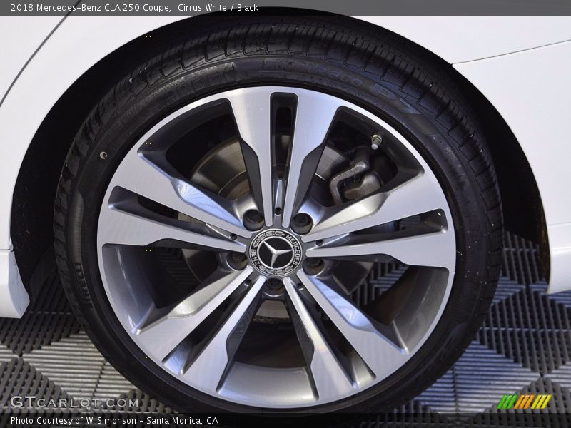 Cirrus White / Black 2018 Mercedes-Benz CLA 250 Coupe