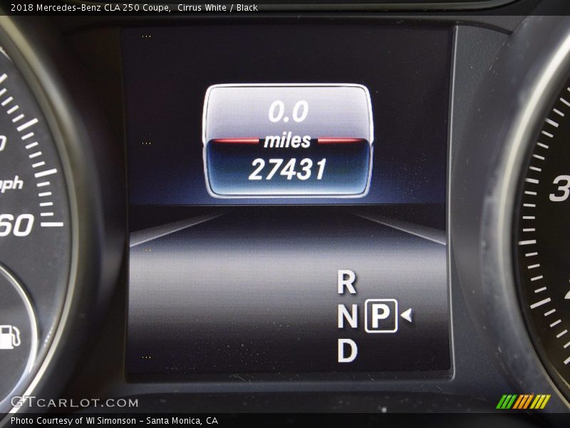 Cirrus White / Black 2018 Mercedes-Benz CLA 250 Coupe