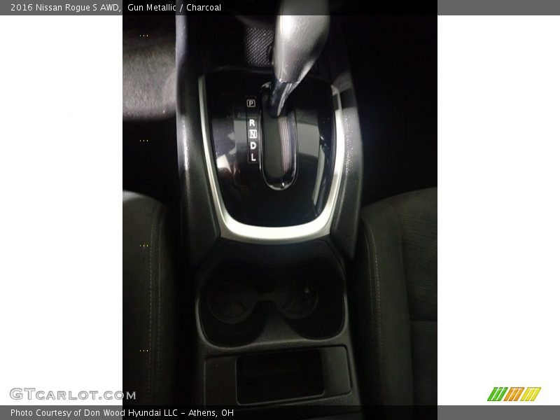 Gun Metallic / Charcoal 2016 Nissan Rogue S AWD