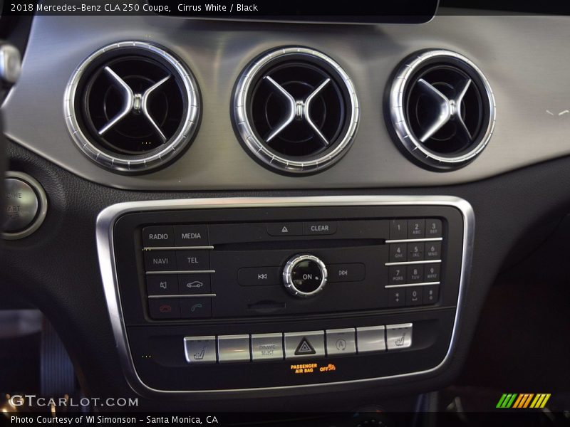 Cirrus White / Black 2018 Mercedes-Benz CLA 250 Coupe